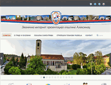 Tablet Screenshot of aleksinac.org